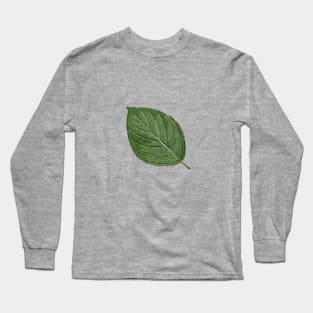 Simple green leaf Long Sleeve T-Shirt